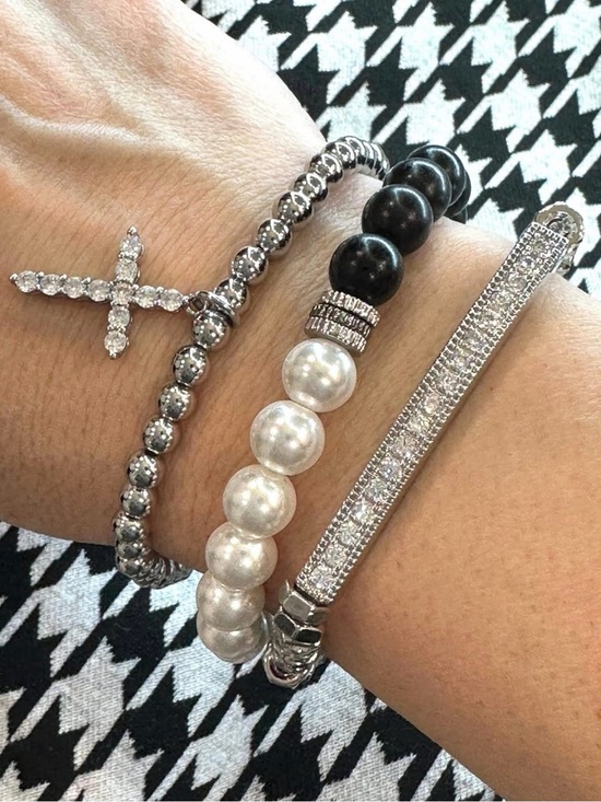 Park Lane Jewelry - Park Lane “NOIR” Monochrome Beaded Bracelet